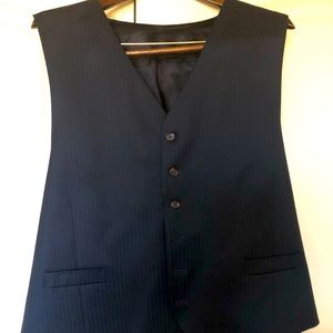 Polo Ralph Lauren Suit Vest Men’s 46R Pinstripe